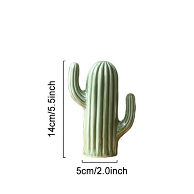 Ceramic Cactus Figurines