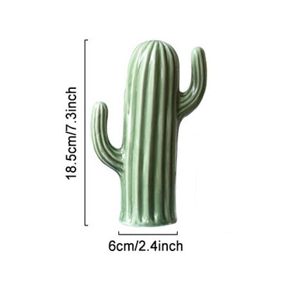 Ceramic Cactus Figurines