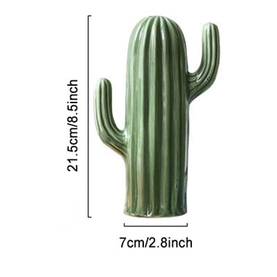 Ceramic Cactus Figurines