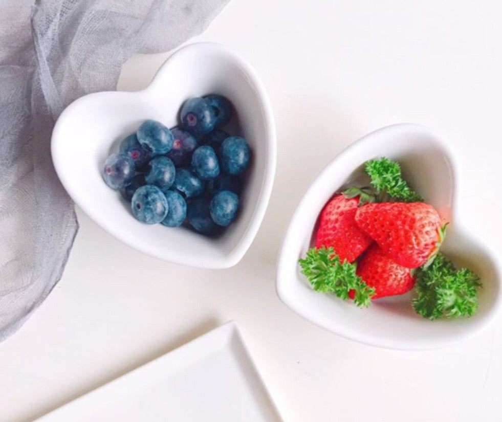 Heart Shaped Mini Dish Set