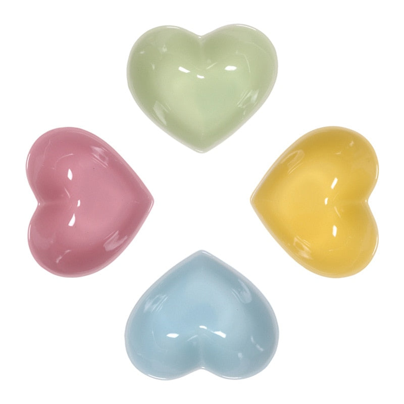 Heart Shaped Mini Dish Set