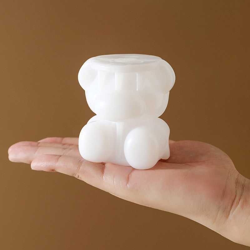 3D Teddy Bear Ice Cube Mold