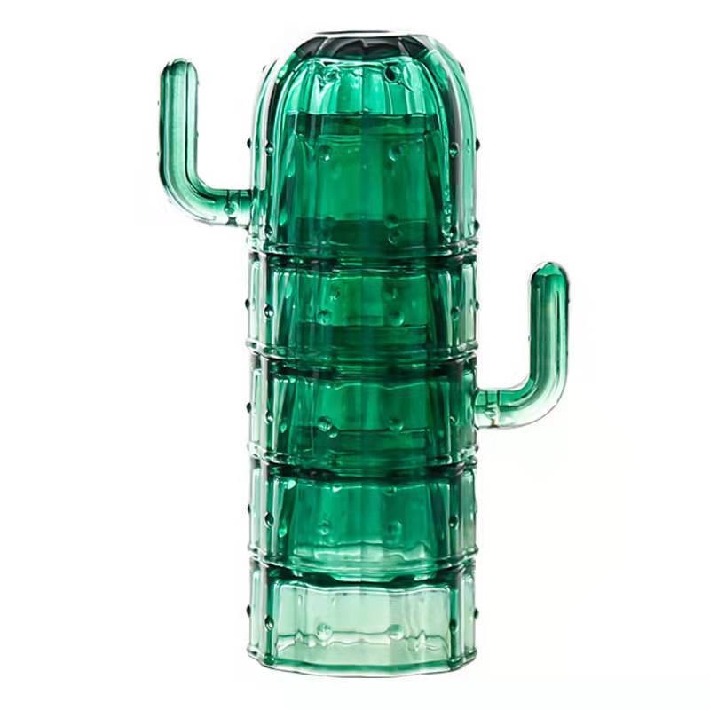 Stackable Cactus Cup Set