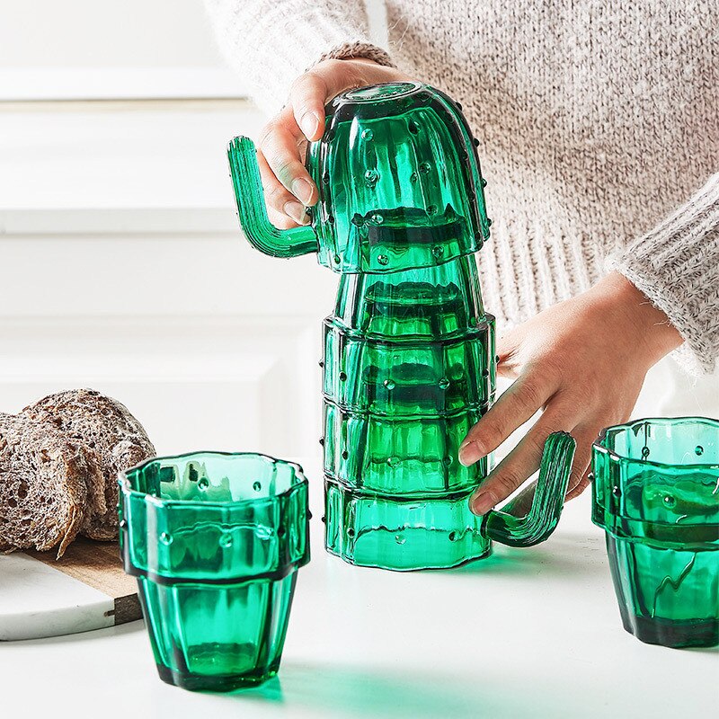 Stackable Cactus Cup Set