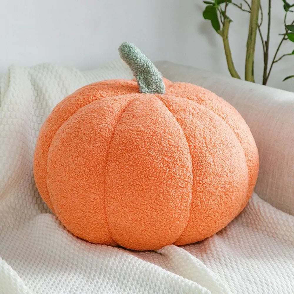 Boucle Pumpkin Plush Pillow