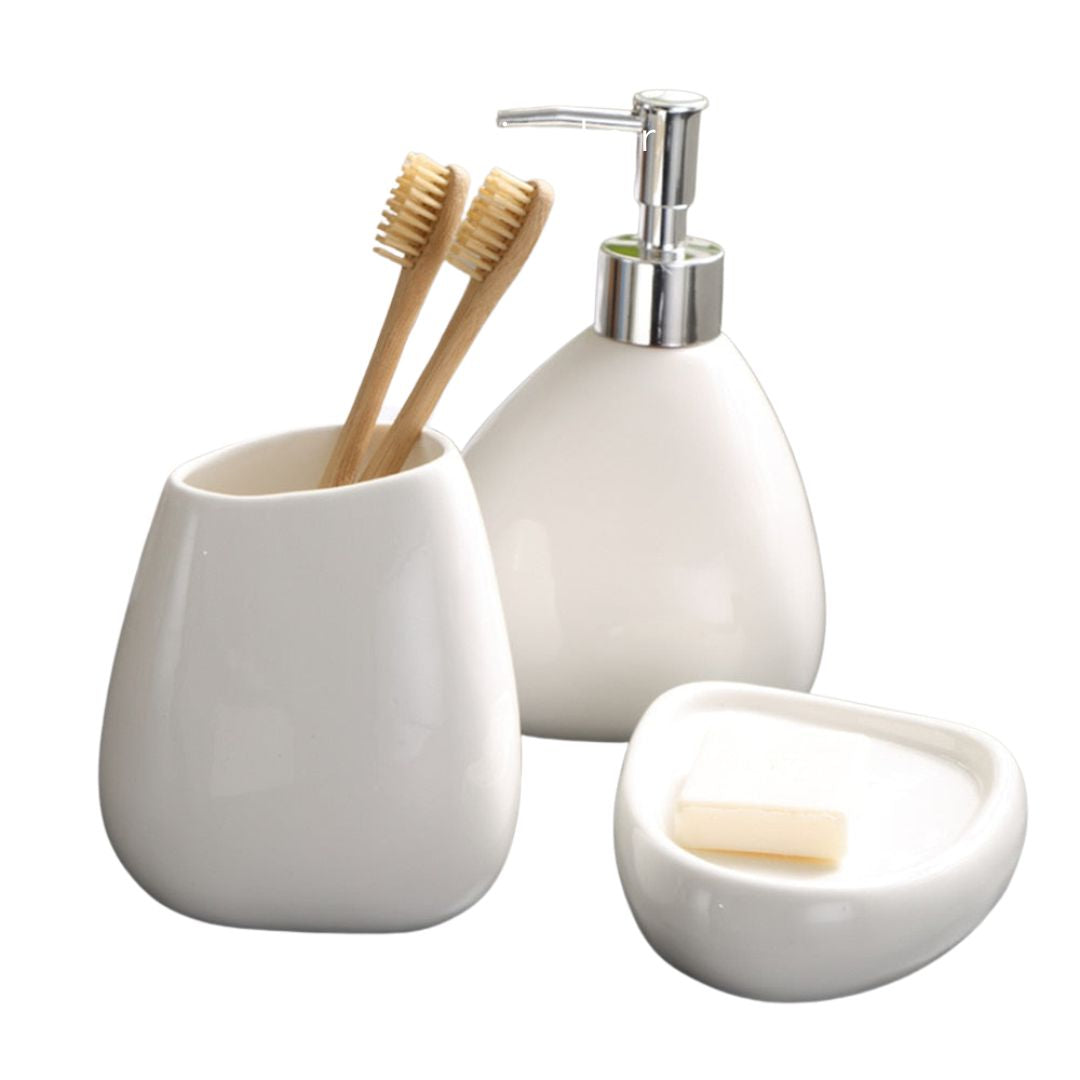 Nordic Ceramic Bath Accessories