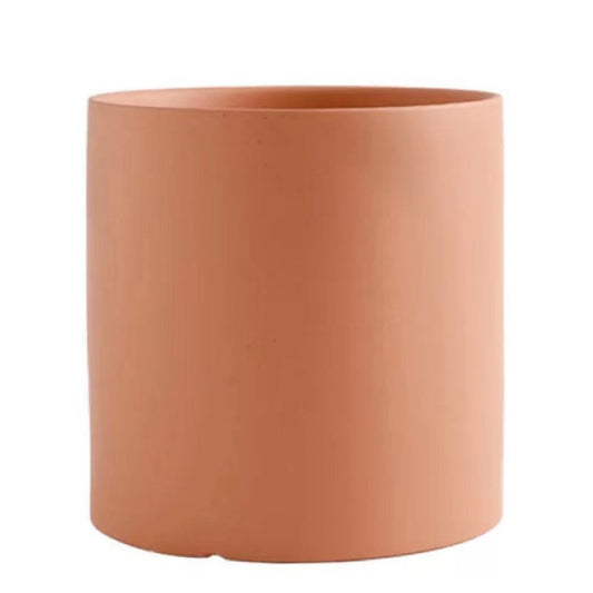 Colorful Ceramic Flowerpot With Tray