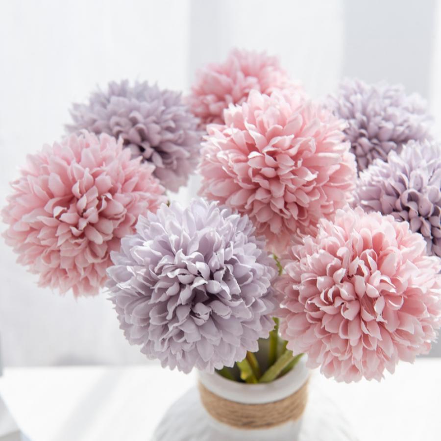 Silk Faux Chrysanthemum