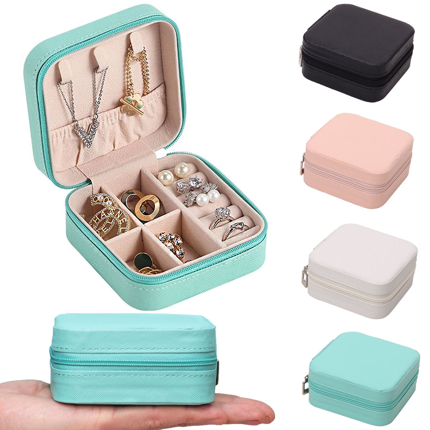 Travel Ready Jewelry Organizer Case