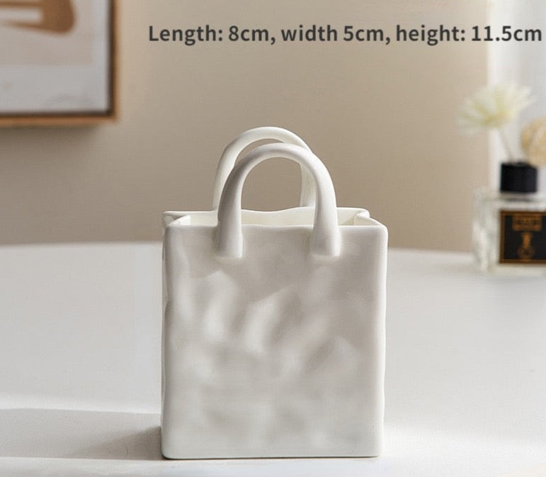 Ceramic Tote Vase