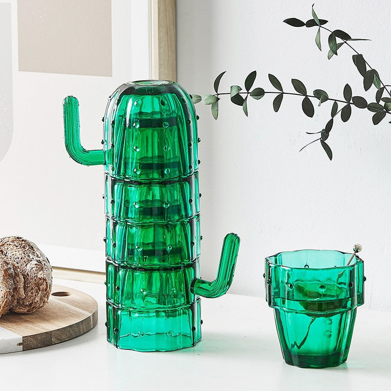 Stackable Cactus Cup Set