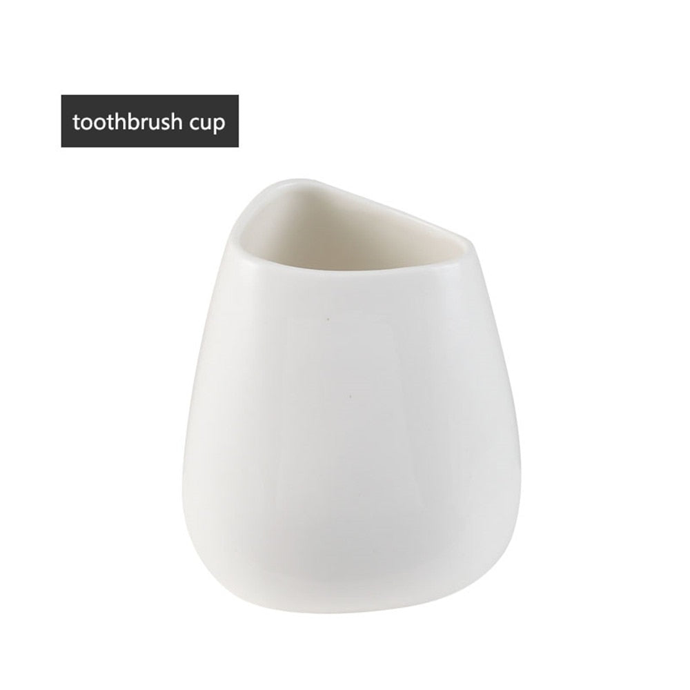 Nordic Ceramic Bath Accessories